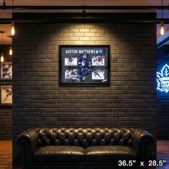 Auston Matthews Framed 4 Photo Collage 36.5" x 28.5"